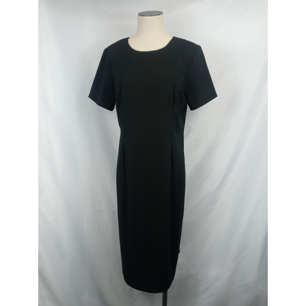 AGB Black Short Sleeve Dress Size 10 Classic‎ Elegant Work Party Career